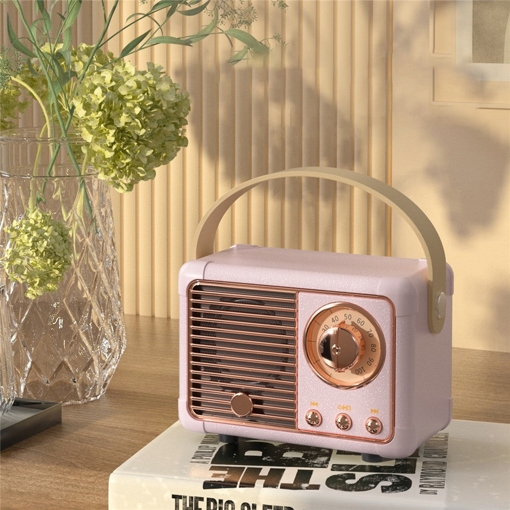HM11 2nd Gen Retro Bluetooth-compatible Speaker Portable Wireless Speaker Support U-disk TF Card AUX