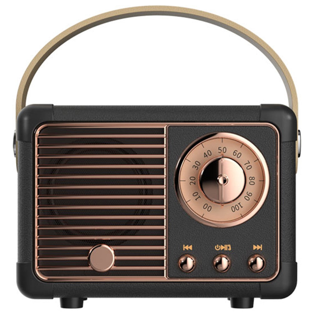 HM11 2nd Gen Retro Bluetooth-compatible Speaker Portable Wireless Speaker Support U-disk TF Card AUX