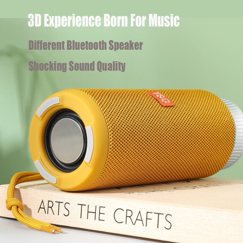 T&G TG326 Outdoor Bluetooth-compatible Speaker Portable Wireless Radio Speaker Sound Amp with Rotary Button Volume Control Support TF/U Disk (CE)