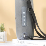 T&G TG324 Bluetooth-compatible Speaker High Power Dustproof Portable Subwoofer Speaker Sound Amp with Shoulder Strap Support FM/TF for Laptops Mobile Phones (CE)