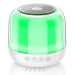 JY12 Portable Mini Speaker with 360-Degree Full-Screen RGB LED Light Multi-Color Changing Wireless Bluetooth-Compatible Subwoofer