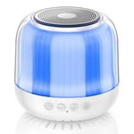 JY12 Portable Mini Speaker with 360-Degree Full-Screen RGB LED Light Multi-Color Changing Wireless Bluetooth-Compatible Subwoofer