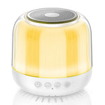 JY12 Portable Mini Speaker with 360-Degree Full-Screen RGB LED Light Multi-Color Changing Wireless Bluetooth-Compatible Subwoofer
