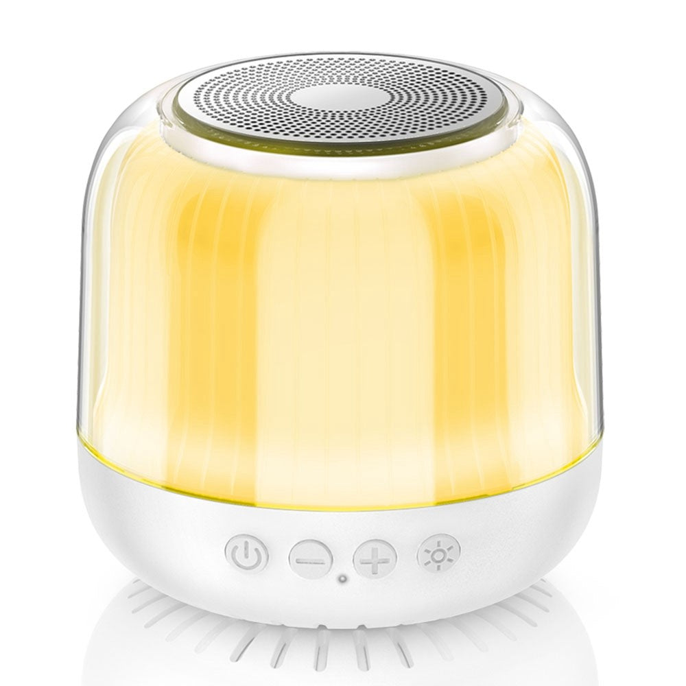 JY12 Portable Mini Speaker with 360-Degree Full-Screen RGB LED Light Multi-Color Changing Wireless Bluetooth-Compatible Subwoofer
