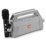 T&G TG538 Portable Wireless Bluetooth-compatible Speaker with Karaoke Microphone Outdoor Subwoofer Stereo Sound Box