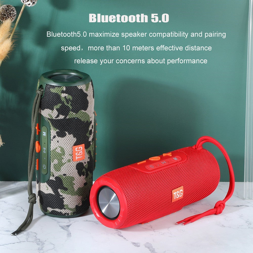 T&G TG341 TWS Soundbar Bärbar Bluetooth-kompatibel Högtalare Trådlös Bil HiFi-ljudsystem FM-radio Subwoofer