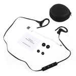 Q10 Wireless Bluetooth-compatible Sports Stereo Earphone Neck Hanging Headset Headphone with Mic