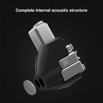 KZ AS10 5BA Drive Unit In Ear Earphone 5 Balanced Armature HiFi Hybrid Wired Earbuds 3.5mm without Microphone (Standard Version)