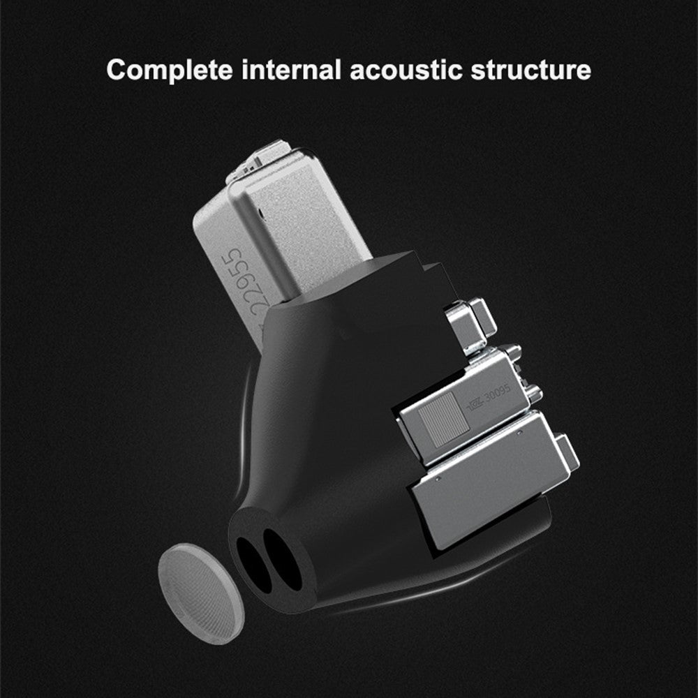 KZ AS10 5BA Drive Unit In Ear Earphone 5 Balanced Armature HiFi Hybrid Wired Earbuds 3.5mm without Microphone (Standard Version)