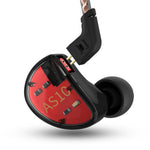 KZ AS10 5BA Drive Unit In Ear Earphone 5 Balanced Armature HiFi Hybrid Wired Earbuds 3.5mm without Microphone (Standard Version)