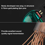 KZ AS10 5BA Drive Unit In Ear Earphone 5 Balanced Armature HiFi Hybrid Wired Earbuds 3.5mm without Microphone (Standard Version)