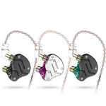 KZ ZSN In-ear-hovedtelefoner Hi-Fi 1 dynamisk 1 afbalanceret armaturdriver KZ Hovedtelefoner uden mikrofon (standardudgave)
