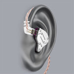 KZ ZSN Earphone High Fidelity 1 Dynamic 1 Balanced Armature Driver KZ Headphone (Microphone Version)