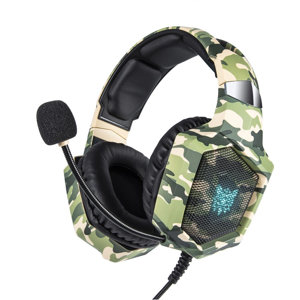 ONIKUMA K8 Camouflage Omnidirektionel MIC USB Gaming Headset Kabelbaseret Hovedtelefon