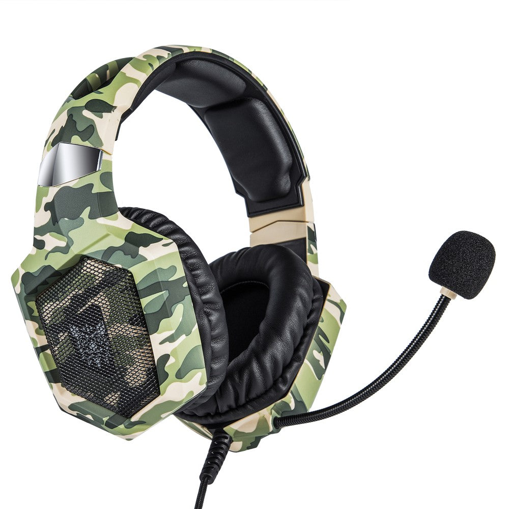 ONIKUMA K8 Camouflage Omnidirektionel MIC USB Gaming Headset Kabelbaseret Hovedtelefon