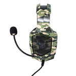 ONIKUMA K8 Camouflage Omnidirektionel MIC USB Gaming Headset Kabelbaseret Hovedtelefon