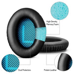 JZF-63 Earpads Replacement for Bose QuietComfort 35 / QuietComfort 25 / QuietComfort Wireless Headphones Ear Cushions with Memory Foam