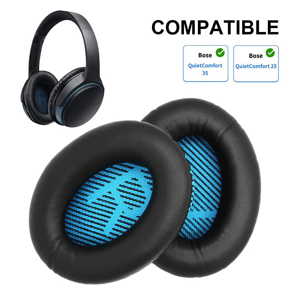 JZF-63 Earpads Replacement for Bose QuietComfort 35 / QuietComfort 25 / QuietComfort Wireless Headphones Ear Cushions with Memory Foam