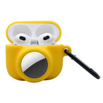 2 in 1 Soft Silicone Case Anti-scratch Protective Cover for AirPods 3/AirTag