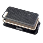 Woven Texture PC + TPU Swivel Belt Clip Holster Case for iPhone 8 Plus / 7 Plus 5.5 inch
