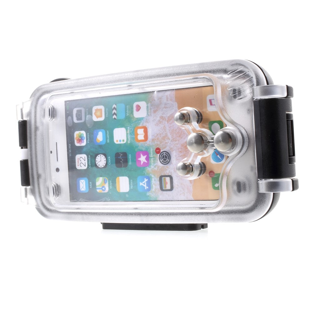 MEIKON IPX8 40m / 130ft Underwater Waterproof Diving Case for iPhone SE (2020) / SE (2022) / 8 / 7 4.7 inch