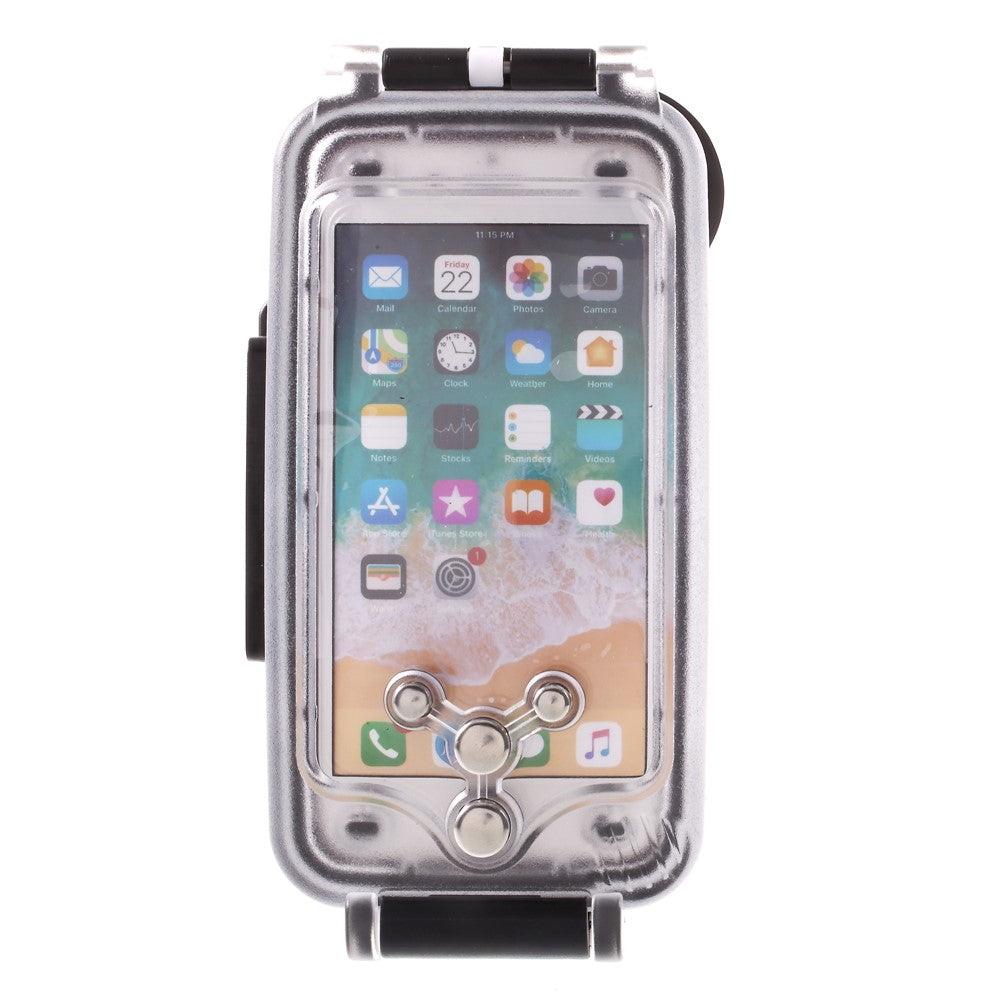 MEIKON IPX8 40m / 130ft Underwater Waterproof Diving Case for iPhone SE (2020) / SE (2022) / 8 / 7 4.7 inch