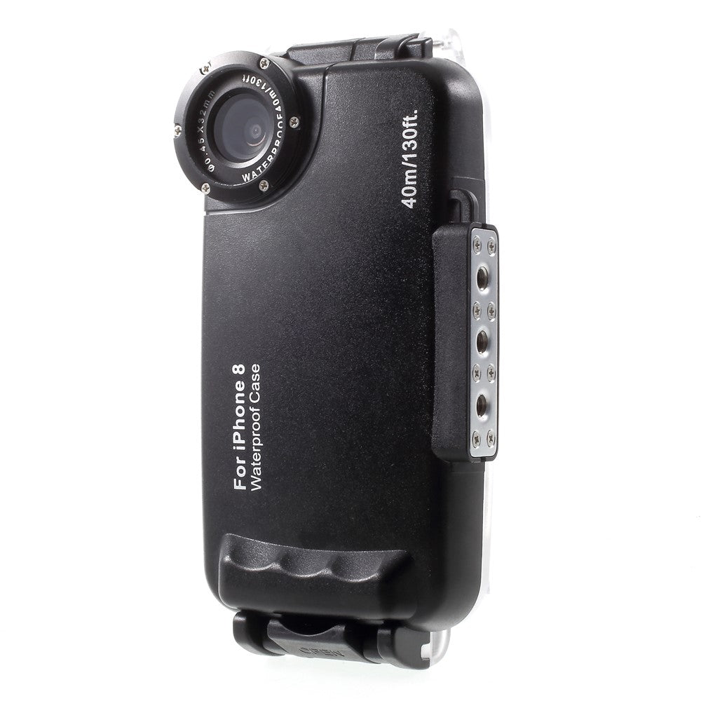 MEIKON IPX8 40m / 130ft Underwater Waterproof Diving Case for iPhone SE (2020) / SE (2022) / 8 / 7 4.7 inch