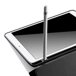 DUX DUCIS DOMO Series Tri-fold Stand Folio Smart Cloth Texture PU Leather Case with Pencil Holder for iPad Pro 12.9 (2017)