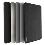 DUX DUCIS DOMO Series Tri-fold Stand Folio Smart Cloth Texture PU Leather Case with Pencil Holder for iPad Pro 12.9 (2017)
