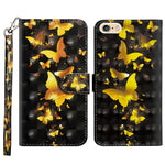 Pattern Printing Wallet Leather Shell with Stand for iPhone 7/8/SE (2022)/SE (2020) 4.7 inch