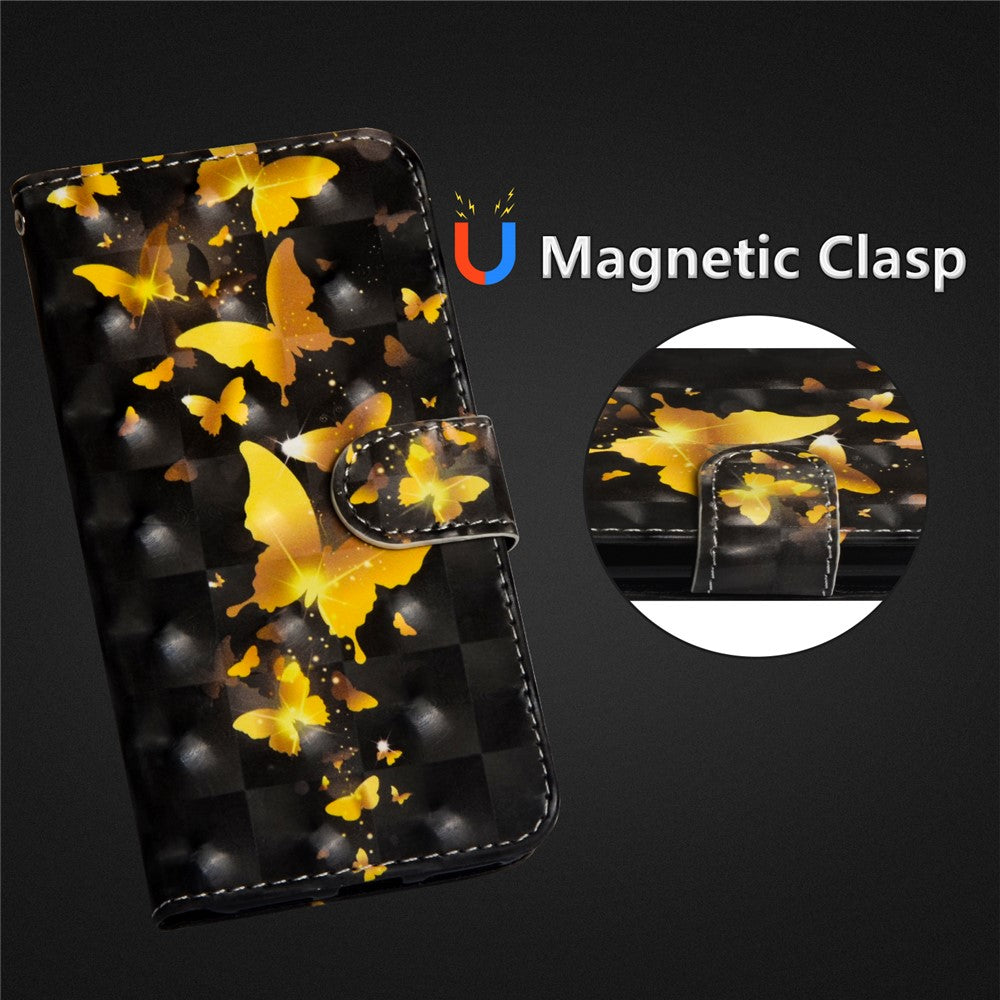 Pattern Printing Wallet Leather Shell with Stand for iPhone 7/8/SE (2022)/SE (2020) 4.7 inch