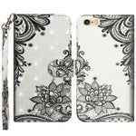 Pattern Printing Wallet Leather Shell with Stand for iPhone 7/8/SE (2022)/SE (2020) 4.7 inch
