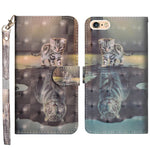 Pattern Printing Wallet Leather Shell with Stand for iPhone 7/8/SE (2022)/SE (2020) 4.7 inch