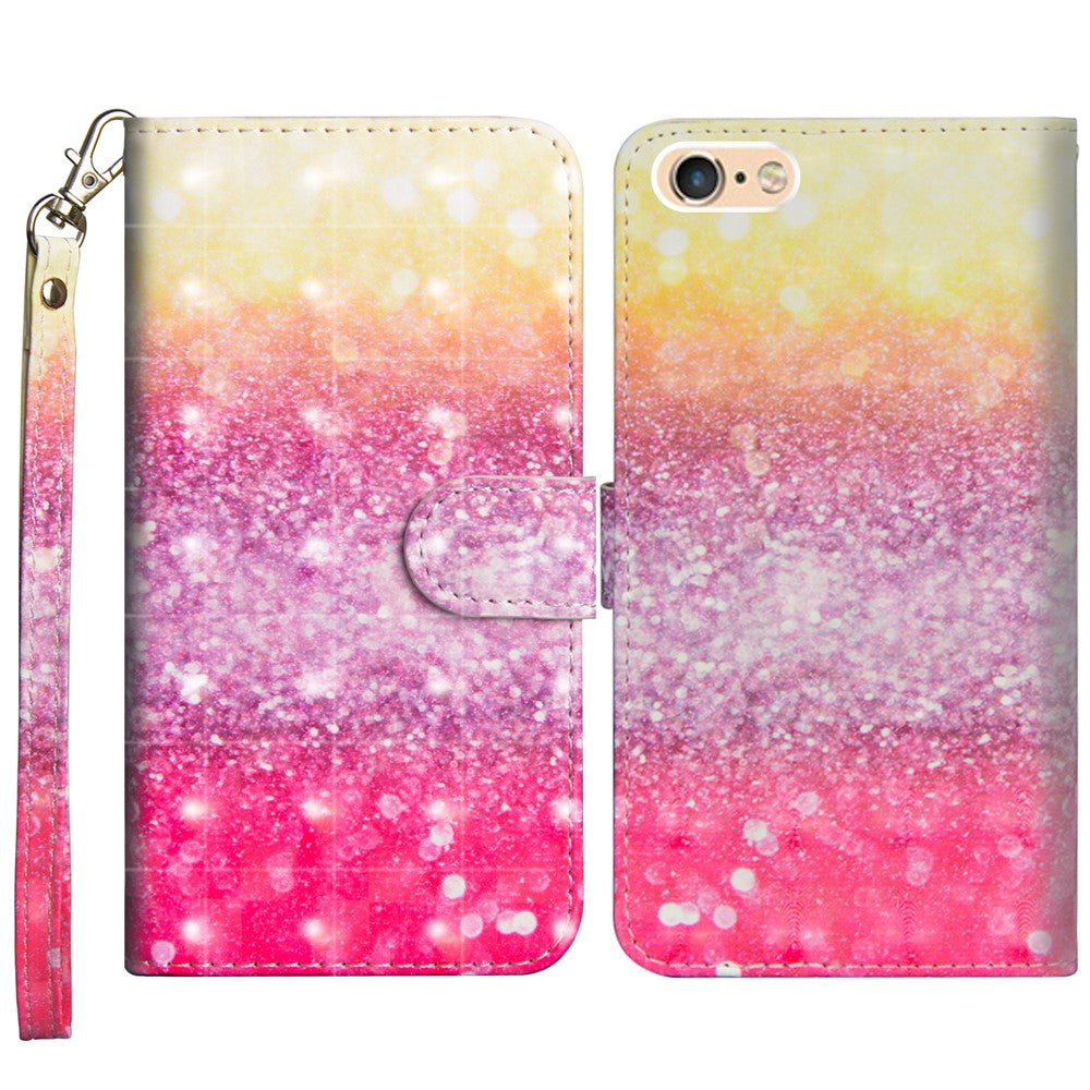 Pattern Printing Wallet Leather Shell with Stand for iPhone 7/8/SE (2022)/SE (2020) 4.7 inch