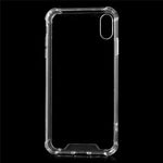 Drop-Proof Clear Acrylic Back + TPU Edge Hybrid Mobile Casing for iPhone XS Max 6.5 inch