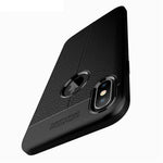 Litchi Skin Soft TPU Protection Case for iPhone XS Max 6.5 inch