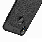 Litchi Skin Soft TPU Protection Case for iPhone XS Max 6.5 inch