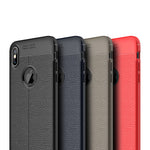 Litchi Skin Soft TPU Protection Case for iPhone XS Max 6.5 inch
