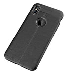 Litchi Skin Soft TPU Protection Case for iPhone XS Max 6.5 inch