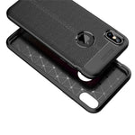Litchi Skin Soft TPU Protection Case for iPhone XS Max 6.5 inch