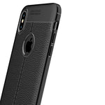 Litchi Skin Soft TPU Protection Case for iPhone XS Max 6.5 inch
