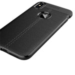 Litchi Skin Soft TPU Protection Case for iPhone XS Max 6.5 inch