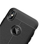 Litchi Skin Soft TPU Protection Case for iPhone XS Max 6.5 inch