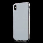 Gennemsigtigt TPU blødt superslankt beskyttende bagcover til iPhone XS Max 6,5 tommer