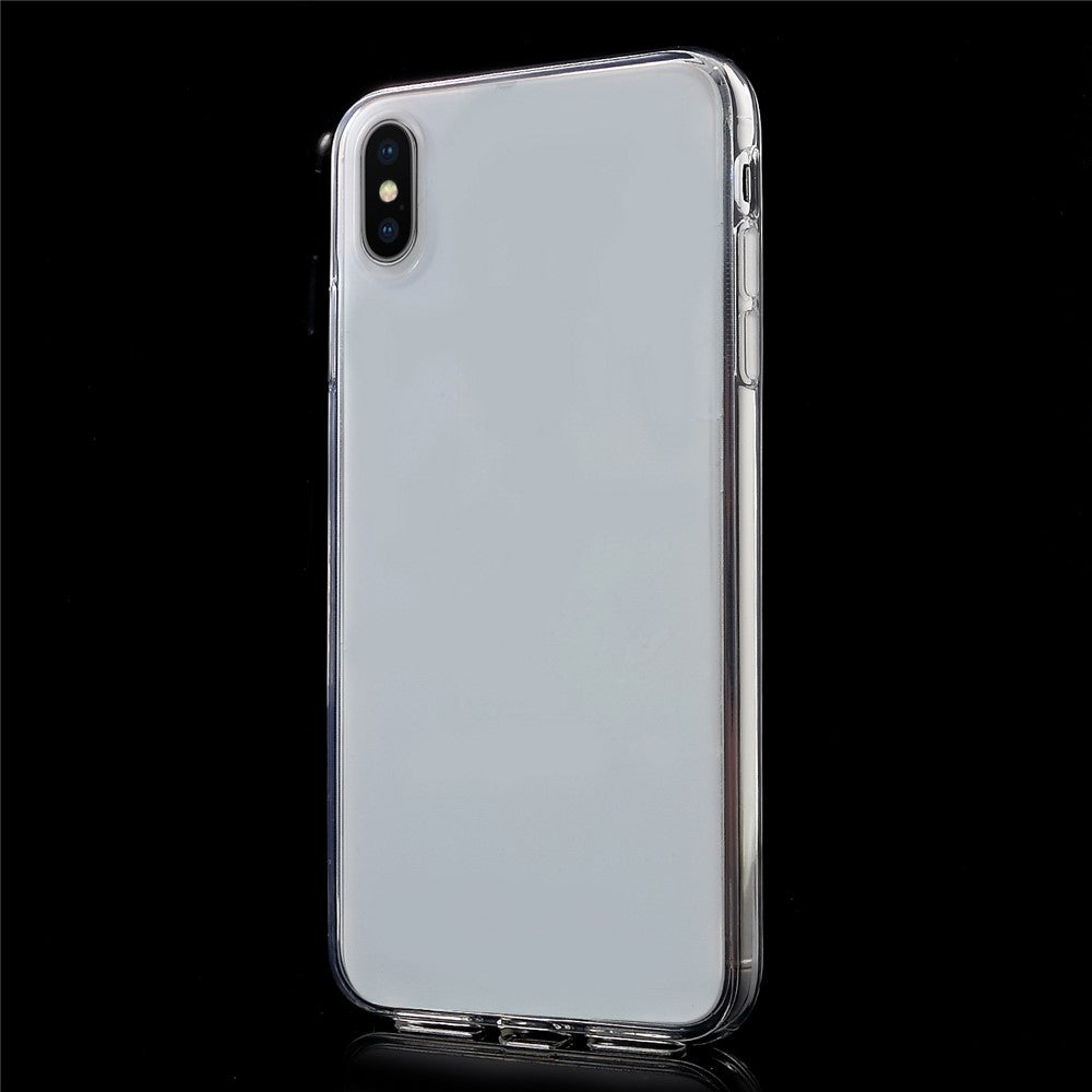 Gennemsigtigt TPU blødt superslankt beskyttende bagcover til iPhone XS Max 6,5 tommer