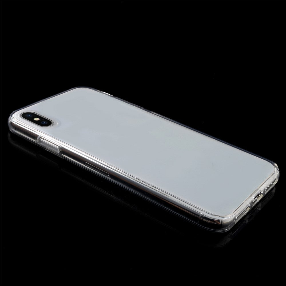 Gennemsigtigt TPU blødt superslankt beskyttende bagcover til iPhone XS Max 6,5 tommer