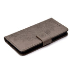 Imprinted Mandala Pattern Wallet Leather Case for iPhone XS Max 6.5 inch