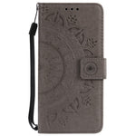 Imprinted Mandala Pattern PU Leather Protection Mobile Phone Case for iPhone SE/5s/5
