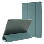 PU-læder tablet-cover til iPad 9,7" (2018) / (2017) / Air 2 / Air (2013) tredobbelt stativ beskyttelsescover indbygget penholder