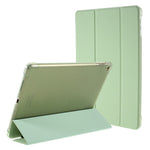 PU-læder tablet-cover til iPad 9,7" (2018) / (2017) / Air 2 / Air (2013) tredobbelt stativ beskyttelsescover indbygget penholder